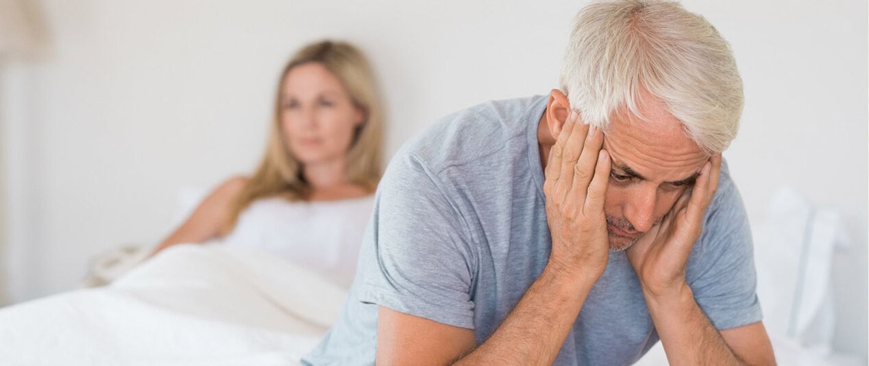 60 urte igaro ondoren gizonezko baten disfuntzioa
